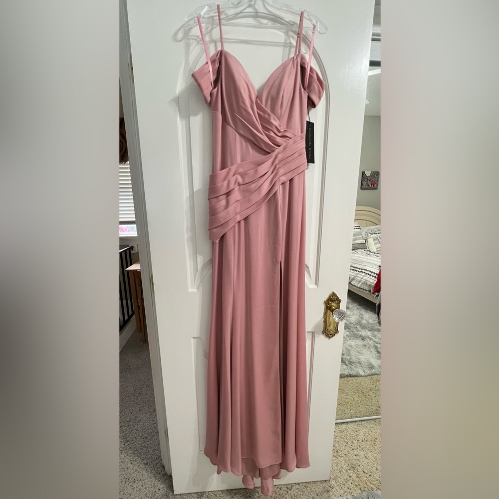 Cinderella Divine dusty rose long gown